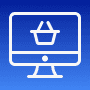 Icon for E-commerce platforms needing uptime and data protection.